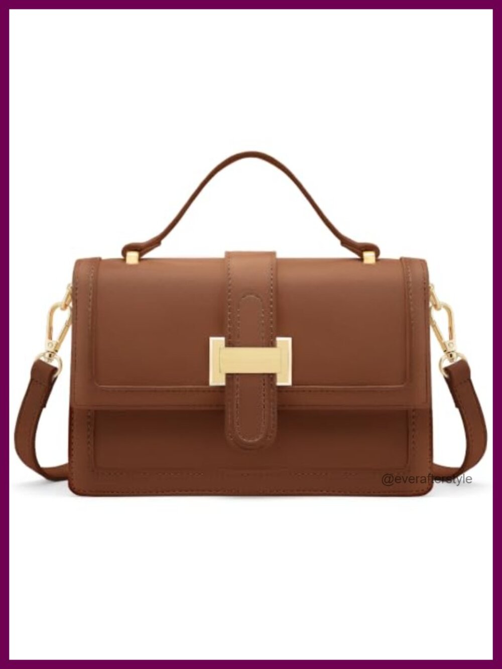 PU Leather Crossbody Bag 3-in-1 Clutch Shoulder Handbag